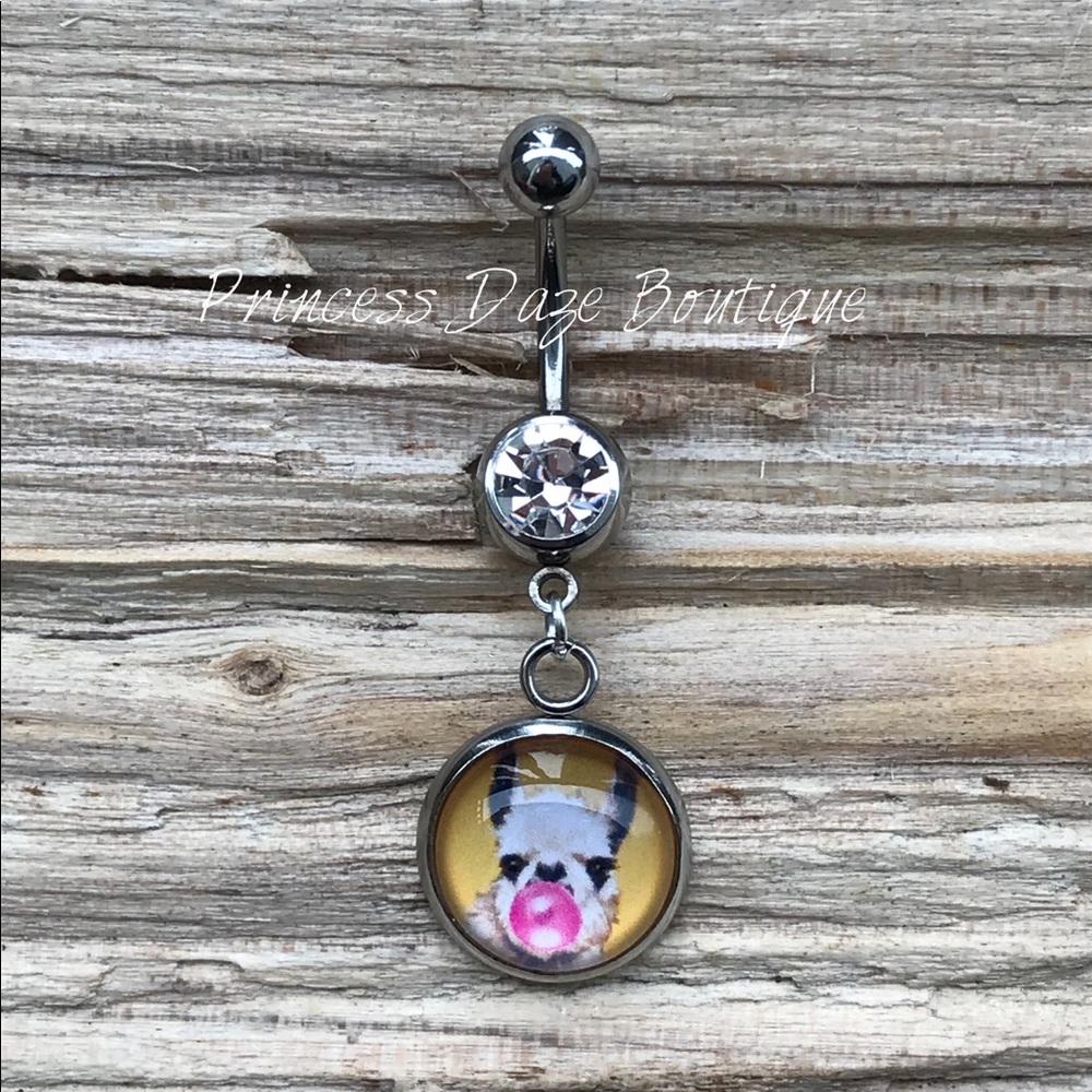 Llama Belly‎ Button Ring